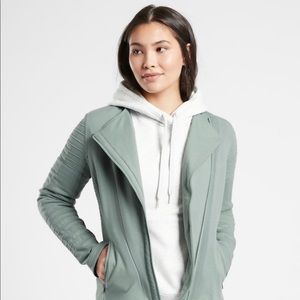 NWT Athleta Moto Jacket Minimalistic Gray L